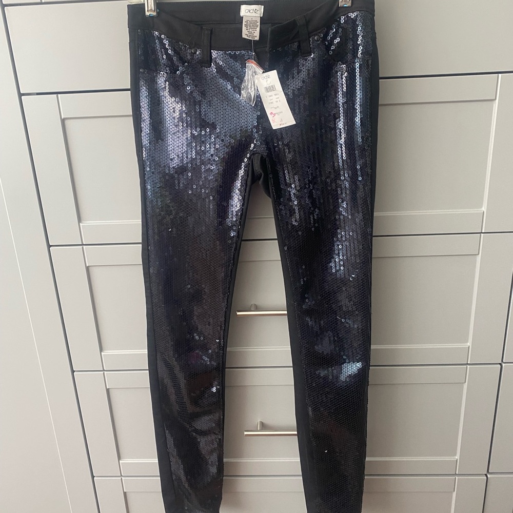 Sequin jeans
